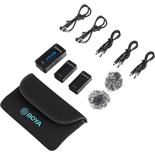 BOYA BY XM6 S2 Mini Ultracompact 2 Person Wireless Microphone System for Cameras and Smartphones (2.4 GHz) BOYA BY XM6 S2 Mini Ultracompact 2 Person Wireless Microphone System for Cameras and Smartphones (2.4 GHz)